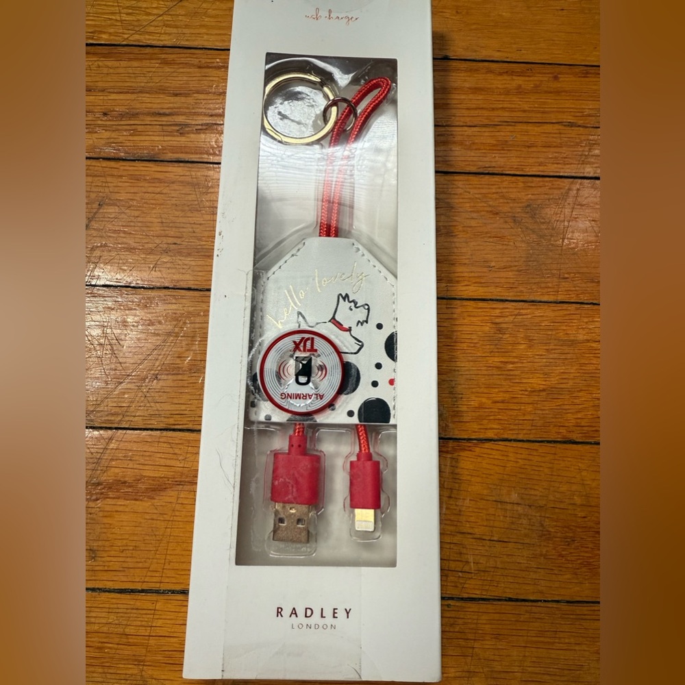 Radley London iPhone 8 pin charging cable NWT - Picture 2 of 7